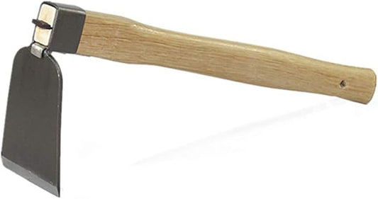 Hoes with Wooden Handle Garden Hoes Hand Held Gardening Tools Outdoor Farming Agricultural for Digging Aerated Soil