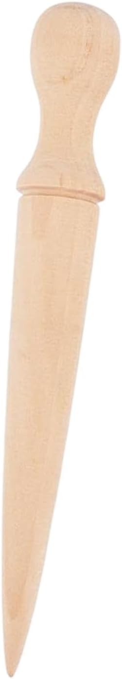 Sow Dibbler Wooden Garden Hole Punch Tool for Bulbs & Seeds
