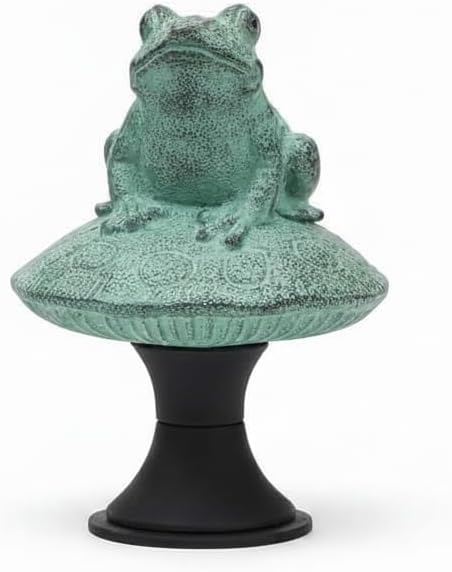 SPI Home 33146 Frog on Mushroom Hose Guard