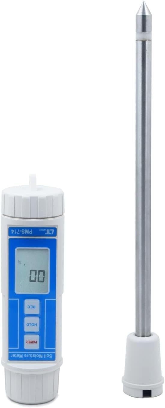 Soil Moisture Meter/Professional moisture meter/Digital Soil PH Tester/Plant moisture meter/Heavy duty soil moisture meter/outdoor for Greenhouses, Gardens, Lawns; Model: PMS 714