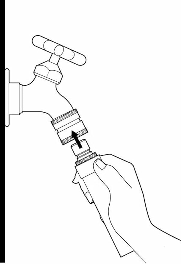 4-Pack Orbit Brass Hose Quick Connect Set