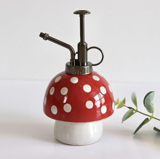 Ceramic Mushroom Plant Mister, Spray Bottle, Toadstool, Collectible Magic Mushroom, Succulent Mister, Fern Mister, Seedling Mister