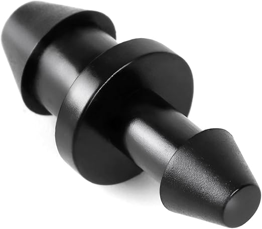 120 Pack 1/4" Drip Irrigation End Plug Fittings：1/4'' Drip Barbed End Cap Connectors for 1/4 Inch Irrigation Tubing Goof Plugs for Garden Drip Line Systems