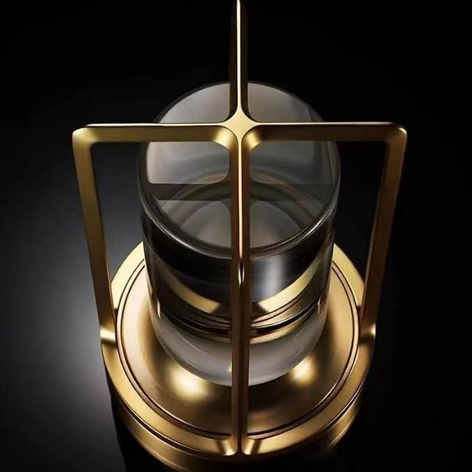 HAPYGI Portable Metal Table Lamp for Indoor/Outdoor,Rechargeable Cordless LED Lamp, 3-Colour Infinitely Dimming Battery Powered Small Desk Lamp, Restaurant/Bedroom/Bar/Coffee/Camping Light (Gold)