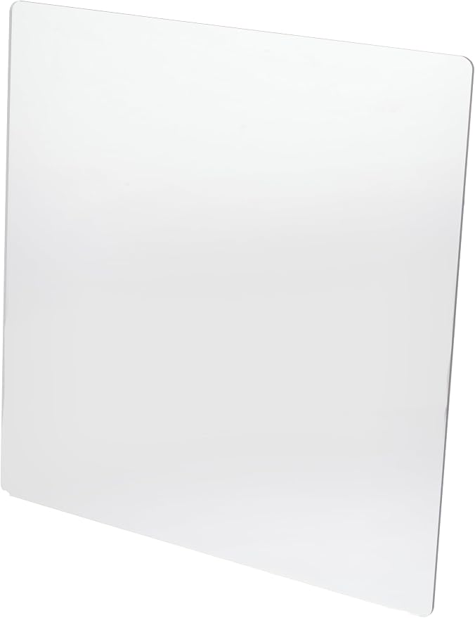 JUNEBRUSHS 18Pack Self Adhesive Acrylic Mirrors, 8 x 8 Inch Mirror Tiles Decor,Frameless Over Door Mirrors Sheets Wall Stickers for Wall Mounted Make Up Gym Dressing