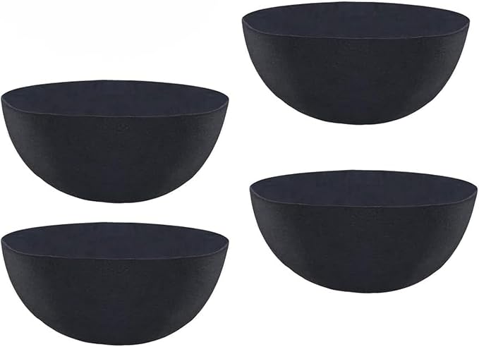 Non-Woven Fabric Plant Grow Bags Replacement Coco Liner Window Basket,Trough Shaped Wall and Deck Mount Planters,Round Hanging Basket (5-Pack, 12)