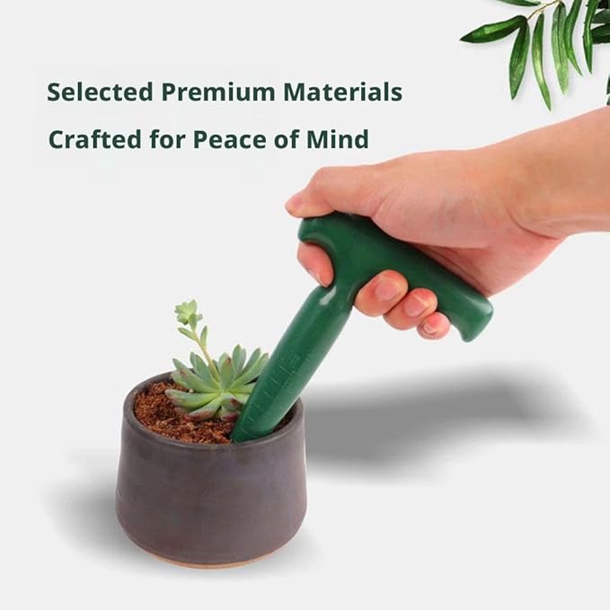 Hand Dibber with Measuring Scale - Handheld Seed Dibber Bulb Planter Tool Seed Planter, Planting Dibbers for Garden Sowing Seeds Transplanting Vegetable Loose Soil