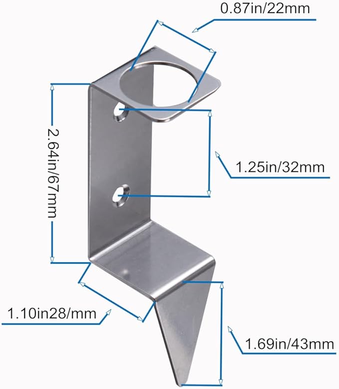 5" Capacity Rain Gauge with 2 in 1 Stainless Steel Rack Holder for Yards, Lawns, Pathway, Patio