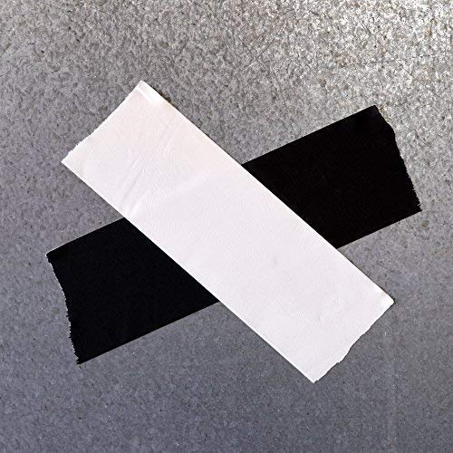 Tape King Gaffers Tape (Black & White) | 2 Inch Wide x 30 Yards Per Roll (180 Ft) Pro Gaff Tape | Durable Cloth Matte Black Tape with Strong Rubber Adhesive for Events, Cables, and Decorations (2 Pcs)