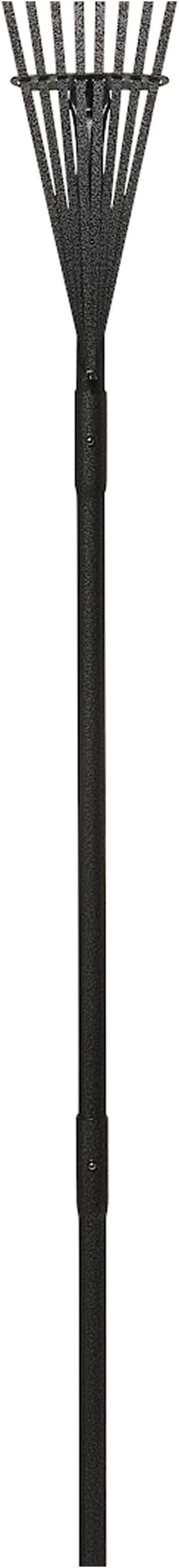 Yard Butler ILT-8 World’s Greatest Rake 8” Wide Shrub Rake Garden Rake for Lawncare - Convenient Garden Cleaning Accessory - Lightweight Wooden Handle - Steel Tines - Easy to Maneuver