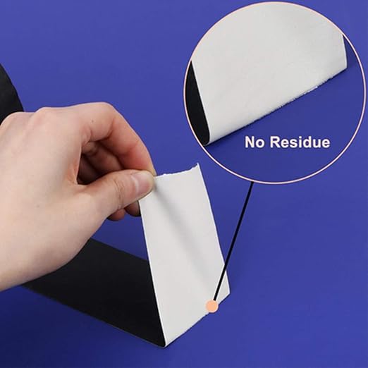 WELSTIK Black Gaffer Tape 2 Inches x 33 Yards, No Residue, Non-Reflective,Waterproof, Can be Torn by Hand, Gaffers Cloth Tape for Photography, Shooting Background Fixed
