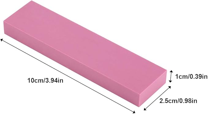 3000 Grits Ruby Polishing Oil Stone, Ruby Sharpening Stone, Knife Sharpening Stone, Whetstone Sharpening Tool for Kitchen livingroom, 3.9 X 1.0 X 0.3inch