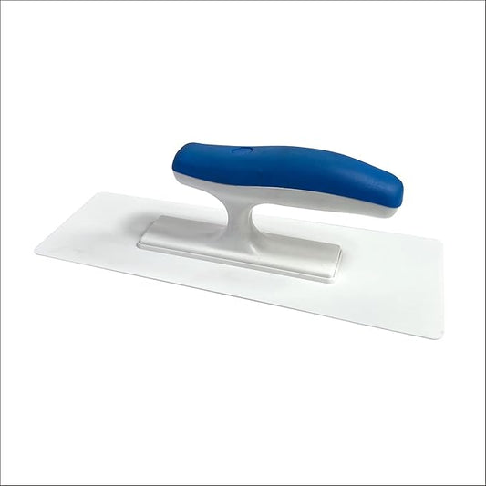 Hanroy Plastic Trowel with Blue Comfortable Grip Handle, Includes 4" x 9.5'' Finishing Trowels, Lightweight Mounting Suitable for Scrape,Plastering and Paint Walls(D1147F)