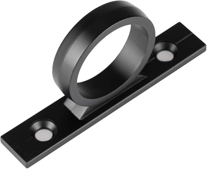 Dura Faucet DF-SA155-MB RV Shower Hose Guide Ring - Mounting Screws Included (Matte Black)