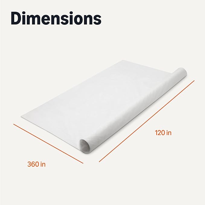 Amazon Basics Plant Covers for Frost Protection, 10 x 30 ft, White, 1-Pack