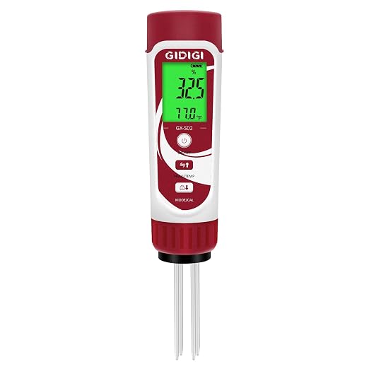 3 in 1 Digital Soil Moisture Meter, Cost-Effective Soil Test Kits and Soil EC Meter for Farms, Gardens, Orchards, Home Planting, Indoor Plants, Composting and Other Scenarios | digital