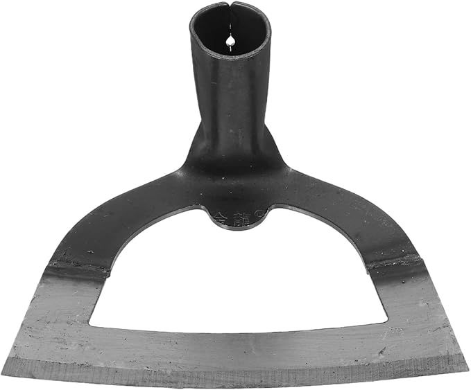 DOITOOL Hollow Garden Hoe, Manganese Steel Garden Hoe, Heavy Duty Handheld Weeding Rake for Backyard Farming Soil Loosening Tilling and Planting Gardening Farm Planting, Metal Soil Digging Weed Puller
