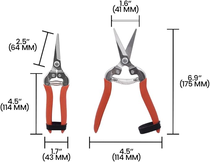 Zenport H300SC-12PK Harvest Shear, 12, Red