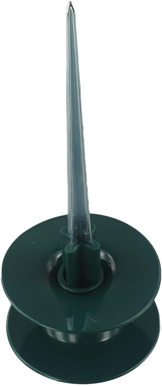 Garden Hose Smooth Roller Guide with Heavy Duty Zinc Spike, ABS Resin Wheel for Hose Protection Around Plants(6pcs)