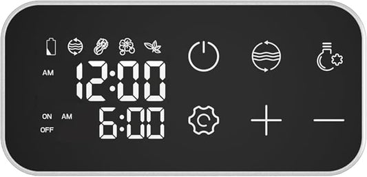 Hydroponic Garden Replacement Remote Control: Compatible with URUQ HP-GC202 (12 Pods) Hydroponics Growing System Indoor Herb Garden Remote Control White