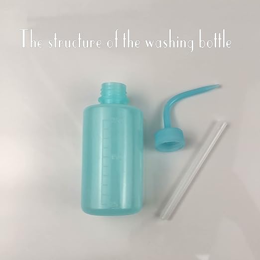 Valchoose Medical Squeeze Bottle 250ml, 8.5oz, Premium (Blue) Wash Bottle LDPE No Leaking （1Pack）