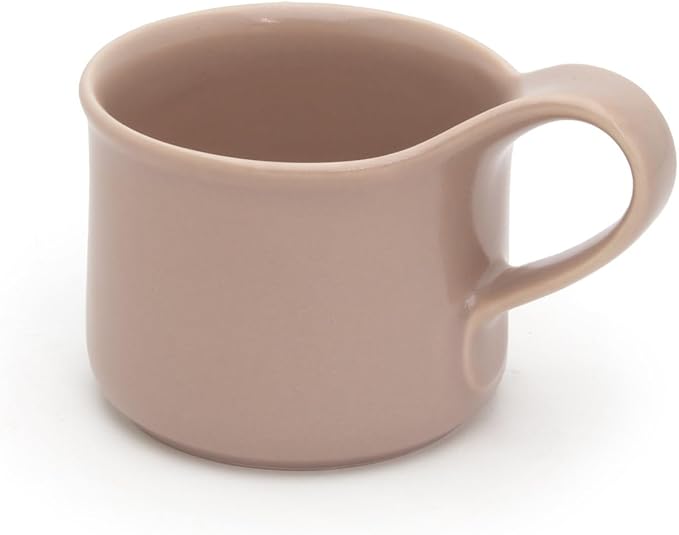 ZERO JAPAN Bee House Ceramic Cappuccino Mug - Microwave & Dishwasher Friendly, Ceramic Coffee Mugs with Handle - Cups for Tea, Espresso, Latte & Hot Drinks - Silky Grayish Pink (5.4 oz)