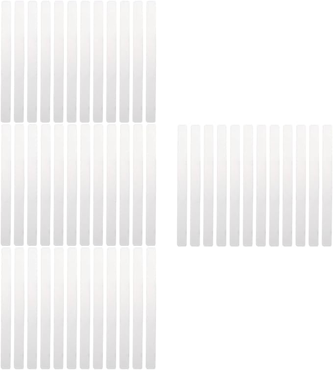 Garneck 4sets Acrylic Plant Label Tags Garden Plant Markers DIY Blank Name Tags Markers Waterproof Garden Label for Identification 24pcs*4