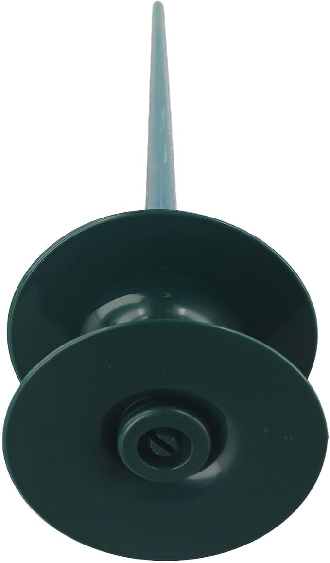 Garden Hose Smooth Roller Guide with Heavy Duty Zinc Spike, ABS Resin Wheel for Hose Protection Around Plants(6pcs)