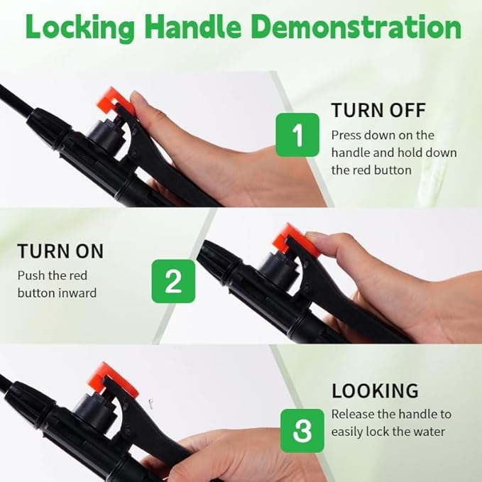 31" Telescoping Sprayer Wand Kit - 5 Interchangeable Nozzles, Stainless Steel with 2 Brass Barbs, 2 Clamps & Teflon Tape for Garden/Agriculture/Car Washing