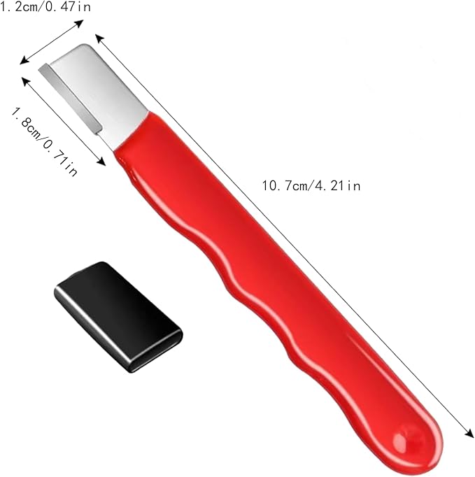 4 Pcs Pocket Blade Sharpener, Premium Steel Garden Tool Sharpener Multipurpose Usage, Knife Portable Blade Sharpener for Pruning Shears Scissors Sickle Fence Shears Gardening Pruner Loppers