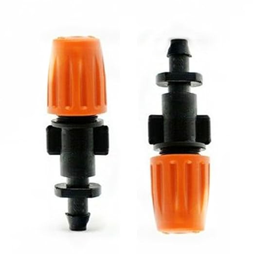 50 Pcs Garden Irrigation Micro Flow Dripper,Sprinklers Emitter System Adjustable Micro Drip Head for Watering System(50Pcs)