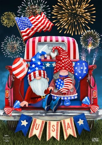 Briarwood Lane Usa Gnomes Garden Flag
