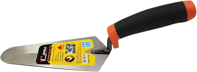 4-Pack Gauging Trowel Set, 6" & 7" & 8" & 9" Gauging Trowel Set Pointing Trowel Set with Soft Grip,Masonry Hand Tool for Brickwork, Blockwork, Stonework, Masonry ﻿ (Rounded End)
