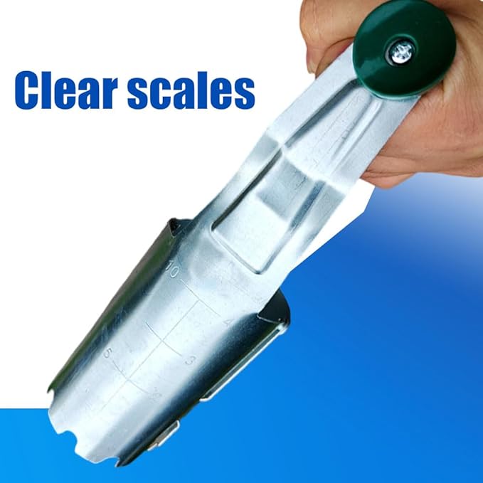 Bulb Planter+Seed Dibber, Dark Green PP Handle, Galvanized Steel, Bulb Planter Tool Length 230mm(9.2"), Dibbler Gardening Tool 11.2", Easy Drilling/Transplanting/Planting
