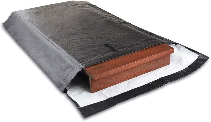 LAMINET Premium Heavy Duty Table Leaf Storage Bag Water, Scratch Resistant. Extra Thick Waterproof Exterior Flannel Backing. Store Your Table Leaves Safely. Holds Leaves up to 20" Wide. 4 Pack