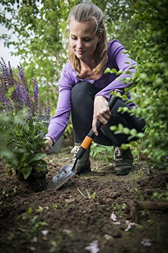 Fiskars QuikFit Trowel, Tool Head, Length: 31.5 cm, Boron Steel Trowel, Black/Orange, 1000730