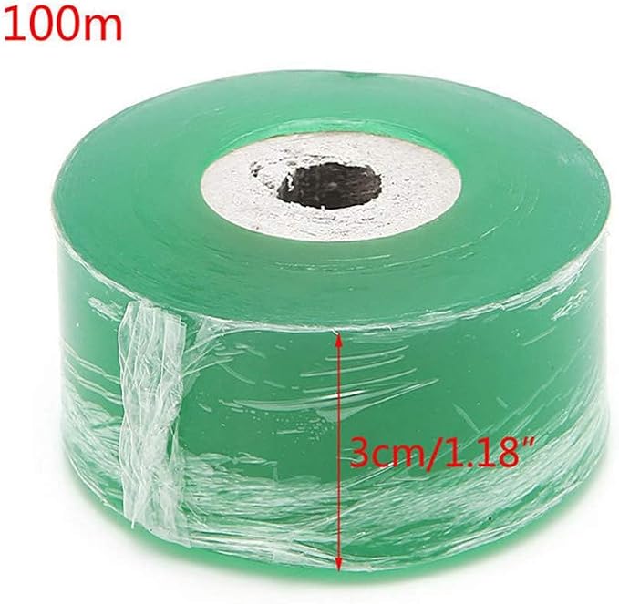 Basoteeuo LTKJ 2 Roll Garden Nursery Grafting Tape Stretchable Gardening Tape for Plants Fruit Trees 1.18" × 328'