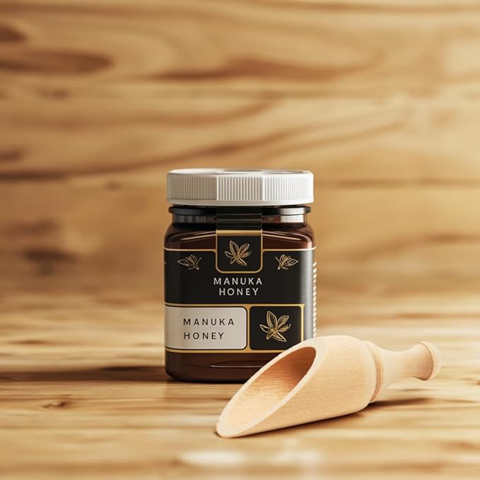 Small Wooden 1 Tablespoon Scoops for Food Canisters & Jars, Table Spoons Measuring Spoon, Wood Manuka Honey Bath Salts, & Coffee Scoop, Mini Candy Scoops for Candy Buffet, Pack of 10 by Woodpeckers