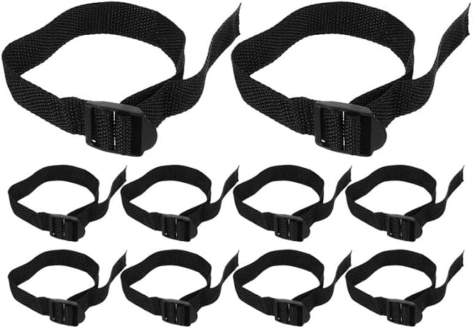 POPETPOP 10pcs Turf Spike Laces for Aerator Shoes Grass Shoes for Lawn Aeration Nylon Lawn Aerator Tool Strap Easy to Use