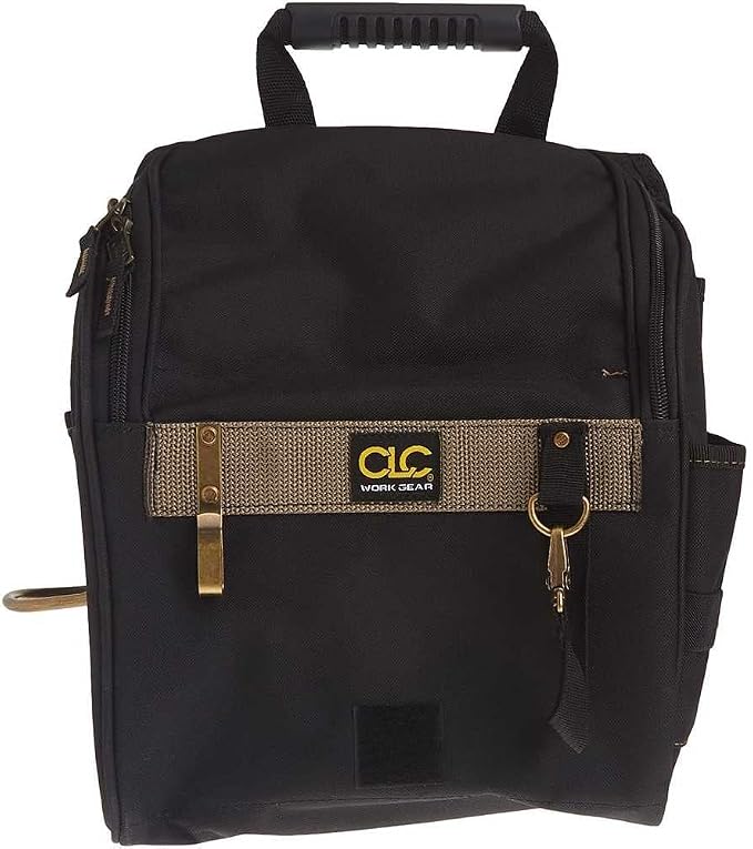 CLC Custom Leathercraft 1509 Zippered Professional Electricians Tool Pouch, 21 Pocket , Black