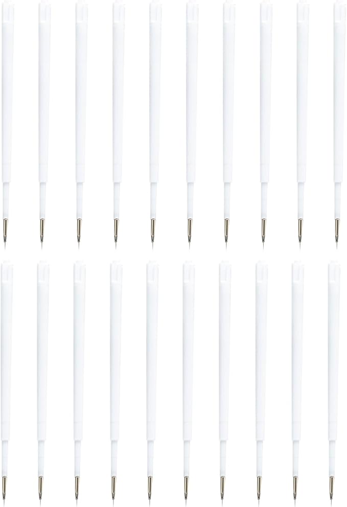 Yitexin 20 Pcs Air Release Weeding Pen Refills Sharp, Retractable Replaceable Weeding Pen for Vinyl, Air Release Pin Pen Weeding Tool Refills for Craft & Car Vinyl Wrap