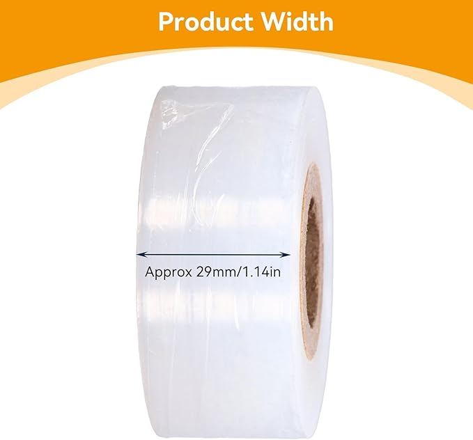 Grafting Tape, 29mm Nursery Sealing PVC Stretchable Resilient Garden Repair Parafilm Tape for Petri Dish Fruit Tree Budding Tapes Plants Grafting Film Gardening Tape Tree Bandage Repair Tape Wrap