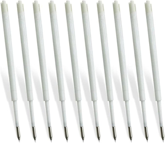 10 Sharp Weeding Pen Refills, Retractable Vinyl Refills for Air Release, Weeding Pin Refills for Craft & Car Vinyl Wrap (Style A)