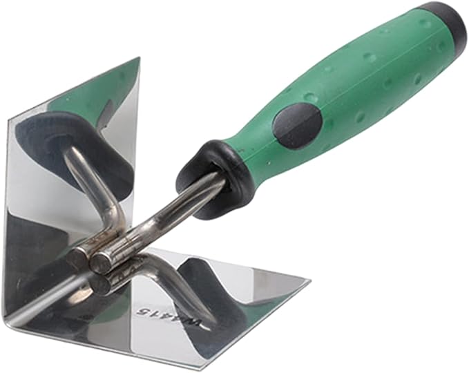 Corner Trowel 80 x 60 mm, Drywall Corner Hand Tool, Stainless Steel Sheetrocks External Corners Trowel & Internal Corners Trowels Building Products for Home and Industrial (W4415)