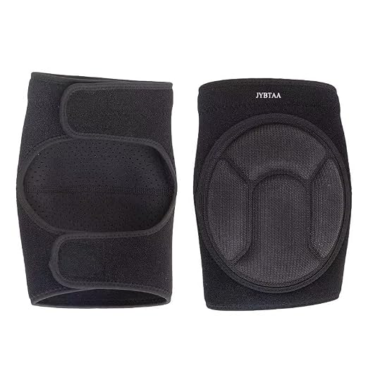 Plus Size Knee Pads For Cleaning Floors,Gardening, Women Pad With Soft Inner Liner, Adjustable Kneeling Suitable Garden,Flooring Yard, Mechanic for Concrete Work,Black XL (1 Pair)