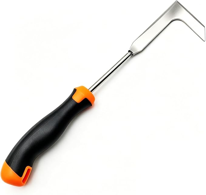 Crack Weeder Crevice Weeding Tool Manual Weeder Patio Crack Weeder Tool with Ergonomic Handle – Stainless Steel Weed Puller for Sidewalk Garden Patio Lawn Rust Resistant