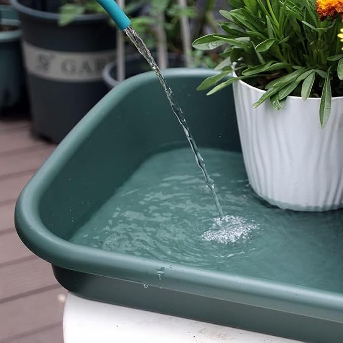 Garden Tidy Tray, Multifunctional One Piece Potting Tray for Seeding, Mixing, Growing and Pot Storage, Succulent and Cactus Soil Potting Mix Tray Potting Soil Plant Tray
