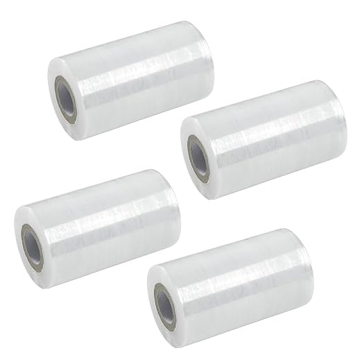 Extra-Wide Grafting Tape 4-Pack – 3.94" (10cm) x 2000ft Total – Heavy-Duty Clear Stretch Film for Large Tree Repair, Big Branch Budding & Plant Grafting – Self-Fusing Waterproof Wrap