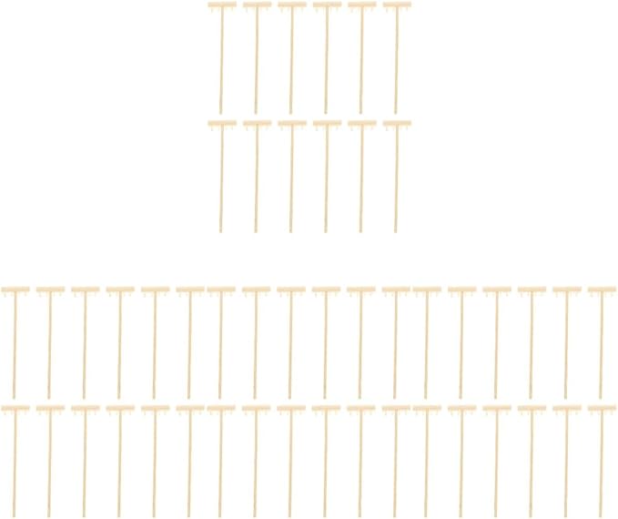 YARNOW 48 Pcs Mini Zen Mini Zen Garden Rake Sand Tray Rake Sandbox Sand Rakes Bamboo