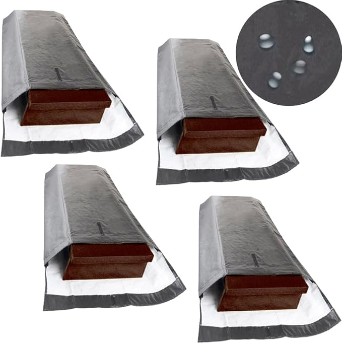 LAMINET Premium Heavy Duty Table Leaf Storage Bag Water, Scratch Resistant. Extra Thick Waterproof Exterior Heavy Duty Flannel Backing. Store Your Table Leaves Safely. Holds Leaves up to 26" Wide.